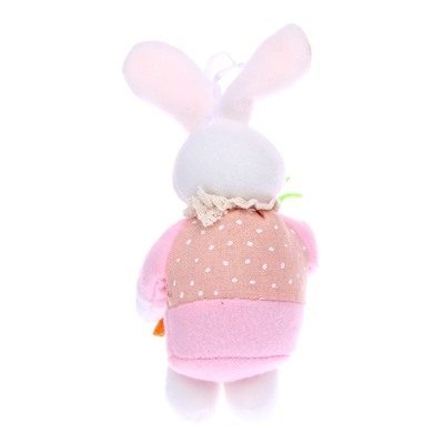 Мягкая игрушка «Кролик с морковкой», на подвеске, цвета МИКС