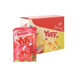 Yupi / Растворимый напиток со вкусом малины YUPI (блок 24шт по 15гр)