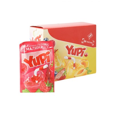 Yupi / Растворимый напиток со вкусом малины YUPI 15г