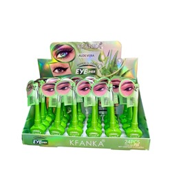 Жидкая подводка для глаз водостойкая Kfanka Aloe Vera Eyeliner