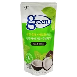 Средство для мытья посуды Травы и Кокос Green Pigeon м/у, Корея, 300 мл