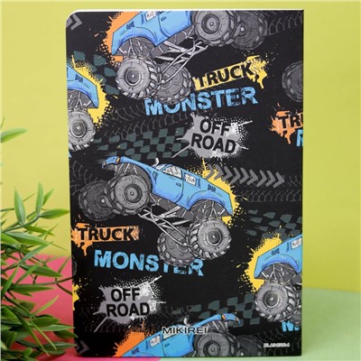 Тетрадь (A5) «Black monster truck» (13,5*20,5)