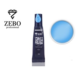 Zebo Professional Гель краска Синий цвет 07