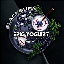 Табак для кальяна Black Burn 25г — Epic Yogurt (Черничный йогурт)