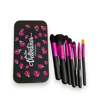 Набор кистей для макияжа Lime Crime Velvetines черный 7в1