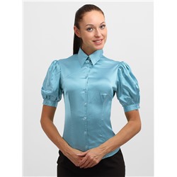 4117 блузка женская, голубая