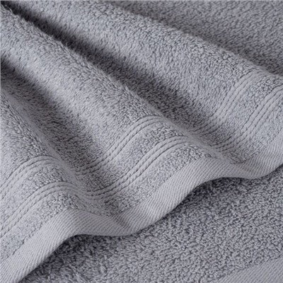 Махровое полотенце "Шале"-серебро 70*130 см. хлопок 100%