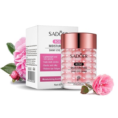 Увлажняющий крем для кожи вокруг глаз с Розой Sadoer Rose Moisturizing Shiny Eye Cream 60гр