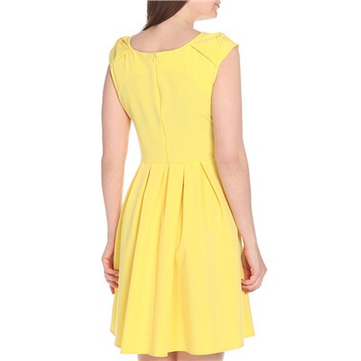 WD2606F04 платье женское, желтое
