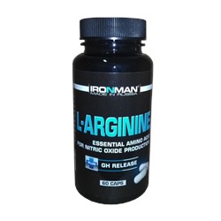 Аминокислота Аргинин Ironman L-Arginine 60 капс.