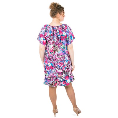 B1227-2-3 платье женское, розовое