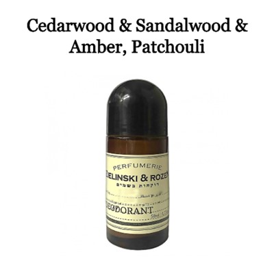 Шариковый дезодорант Zielinski & Rozen Cedarwood & Sandalwood & Amber, Patchouli
