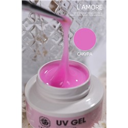 Гель для моделирования и наращивания ногтей L’AMORE Fashion UV-GEL сакура 20мл