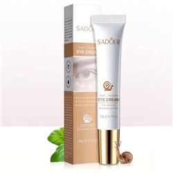 Крем для кожи вокруг глаз с муцином улитки Sadoer Snail Eye Cream, 20мл