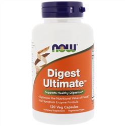 Now Foods, Digest Ultimate, 120 капсул