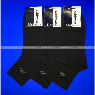 Юста носки мужские укороченные спортивные 1с19 сетка синие