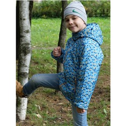 Детская Демисезонная Куртка Донатто расцветка Синий Ромбы