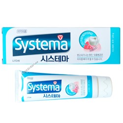 Лечебно-профилактическая зубная паста Ледяная Мята Systema Ice Mint Alpha CJ Lion, Корея, 120 г Акция