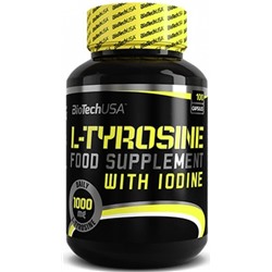 Аминокислота Тирозин BioTech USA L-Tyrosine 500 mg. 100 капс.