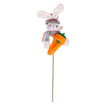 Мягкая игрушка-топпер «Кролик с морковкой», виды МИКС