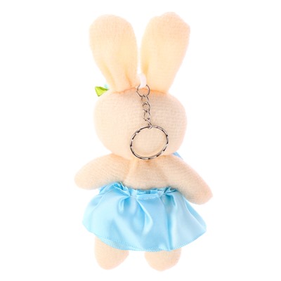 Мягкая игрушка «Зайка юбка с бантом» на брелоке, цвета МИКС