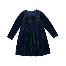 BK968P-3 платье для девочек, темно-синее