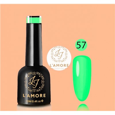 Гель лак для ногтей Luxury L’AMORE FASHION 12мл тон 57
