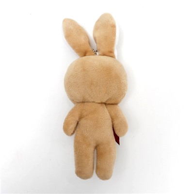 Мягкая игрушка «Заяц с бантиком», на подвеске, цвета МИКС