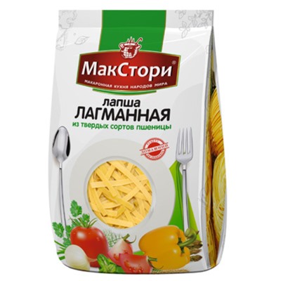 МАКСТОРИ Лапша лагманная 200 г