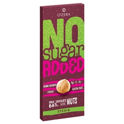 «OZera», горький шоколад No sugar added Dark&Nuts, 90г