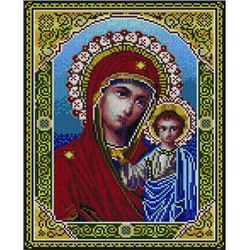 Алмазная мозаика EF 703 Казанская икона Божией Матери 30*40
