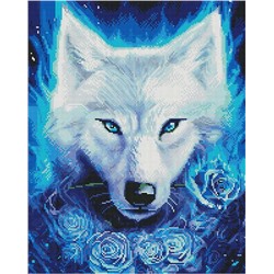 Алмазная мозаика GF 4678 Светящийся волк 40*50