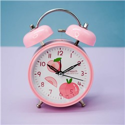 Часы-будильник «Peach», pink