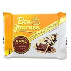 Шоколад Bon journee горький с банановой начинкой 80г