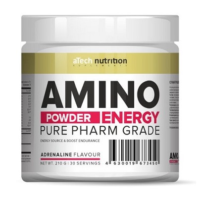 Амиокислотный комплекс Amino Powder Energy aTech Nutrition 210 гр.
