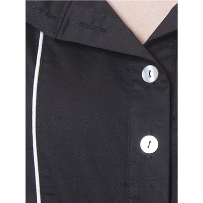 B4101-9 блузка женская, черная