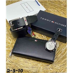 Набор: Часы + ремень + кошелёк + коробка и пакет.