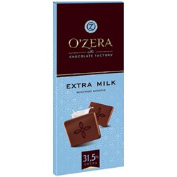 «OZera», шоколад молочный Extra milk, 90г
