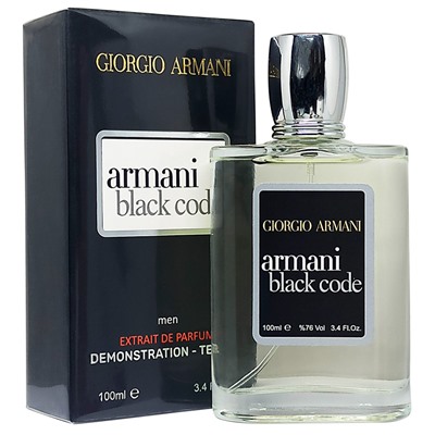 Тестер Extrait Giorgio Armani Black Code EDP 100мл