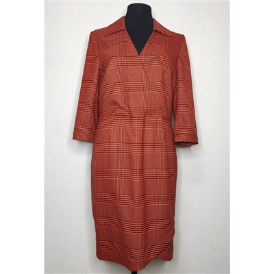 Платье Bazalini 4603 оранжевый лапка
