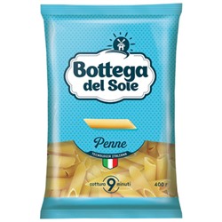 «Bottega del Sole», макаронные изделия «Перья», 400 г