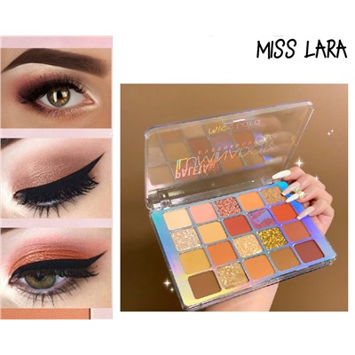 Тени для век Miss Lara Iluminador Eyeshadow Palette, 20 цветов, тон 02