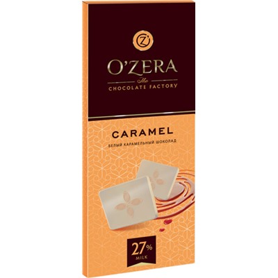 «OZera», шоколад белый карамельный Caramel, 90г