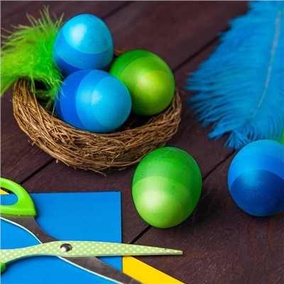 Набор для украшения яиц с жидкими красителями «Радужный градиент»,  11х16  см