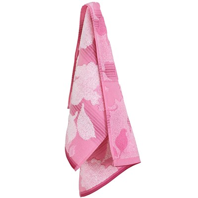 173 полотенце Улыбка, розовое