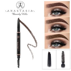 Карандаш для бровей Anastasia Beverly Hills Brow с щеточкой, тон Medium Brown