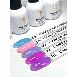 Камуфлирующая цветная база L’AMORE Fashion Macaron Base Coat 12мл тон 01