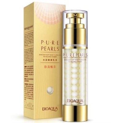 BioAqua Pure Pearls жемчужная эссенция с шелковистым покрытием  60 гр.