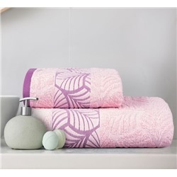 Махровое полотенце "Шервуд"-розовый 50*90 см. хлопок 100%