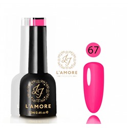 Гель лак для ногтей Luxury L’AMORE FASHION 12мл тон 67